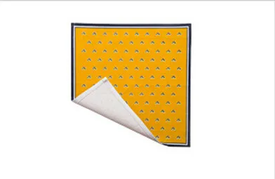 Yellow Flower Хлопковое кухонное полотенце, европейский стиль, салфетки, бытовая ткань, салфетки, противоскользящие, чайное полотенце s, цифровая печать, 32x34 см, салфетка для стола - Цвет: Yellow Flower