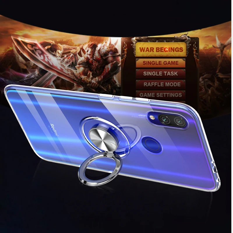 Чехол для Redmi 7 чехол Xiaomi Note M1901F7C Роскошный прозрачный силиконовый Магнитный Pro