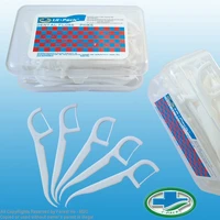 400pcs8box lit pack hygiene dental flosser pick white colour dental toothpick dental floss oral hygiene