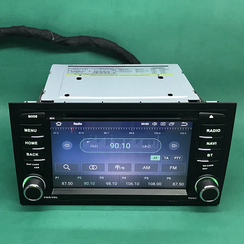 Бесплатная доставка Android 7 1 quad Creo 2DIN dvd-плеер автомобиля для Audi/A4 S4 RS4 gps