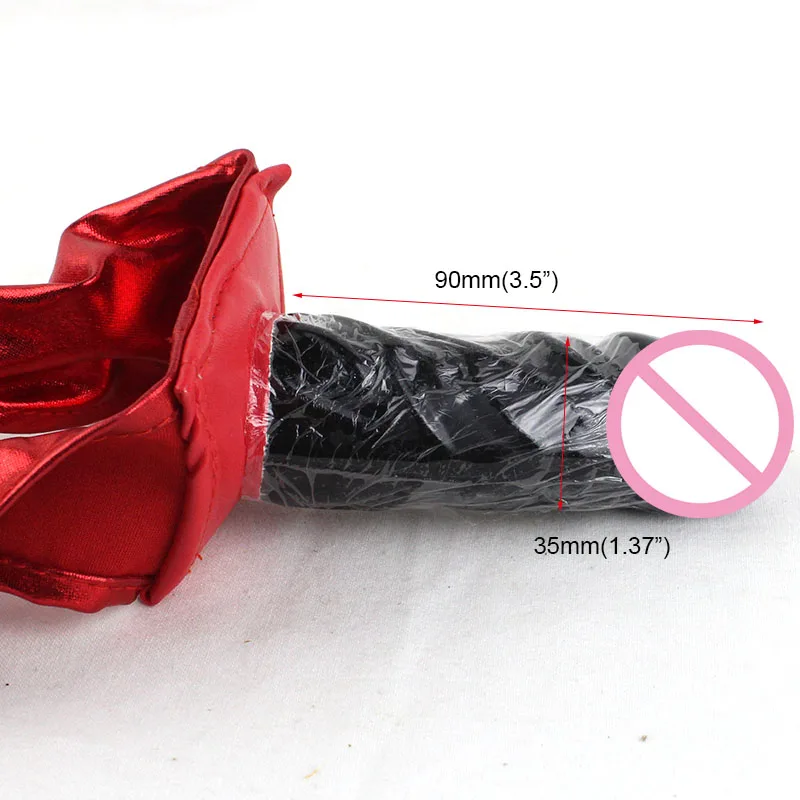 Женские Длинные трусики BEEGER из искусственной кожи нижнее белье для мастурбации с