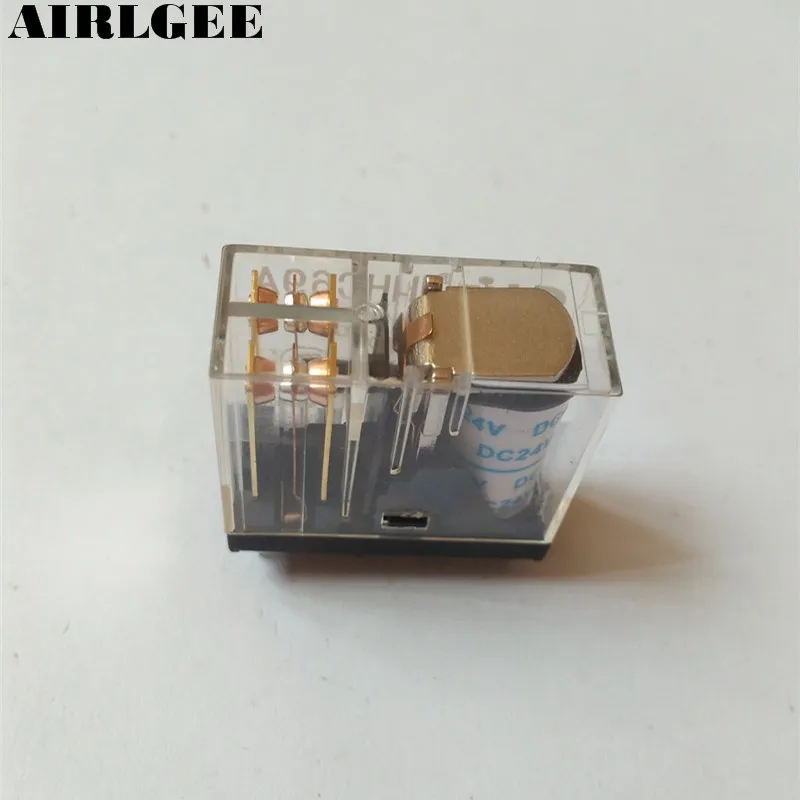 PCB Mount DC 24V Coil DPDT 8 Pins 2NO 2NC Power Relay HHC69A JQX-14FC Бесплатная доставка