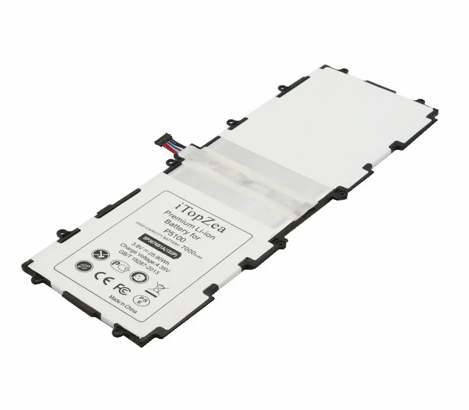 ITopZea 5x7000 мА/ч SP3676B1A(1S2P) запасная батарея для Samsung Galaxy Tablet Tab 2 Note 10 1 P5100 P5110 P7500 P7510