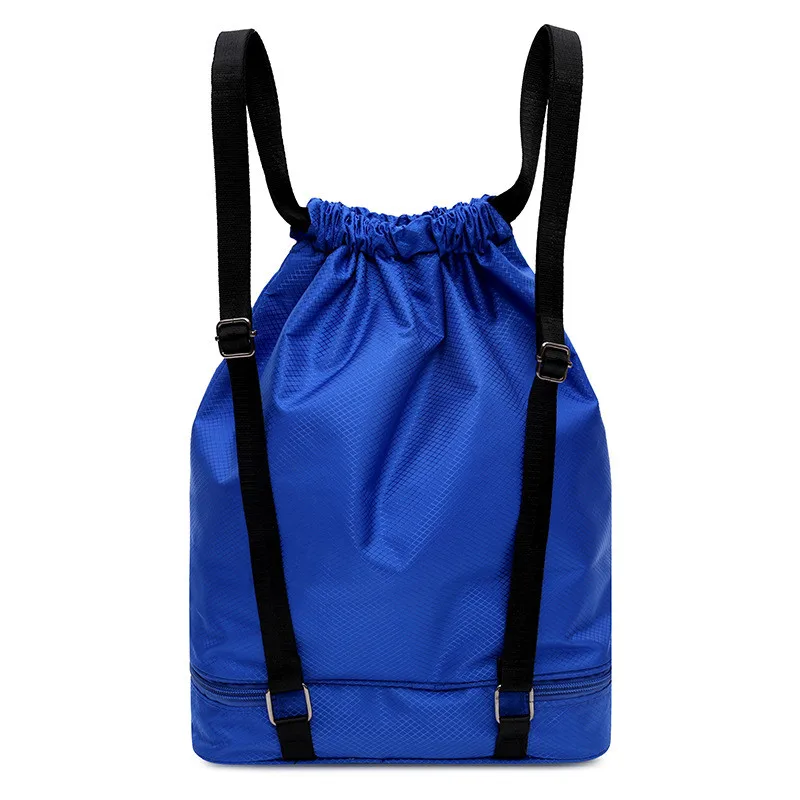 Sac à dos de plage à cordon, 10 pièces, sac de Sport de plein air, de fitness, de voyage, étanche, solide, unisexe