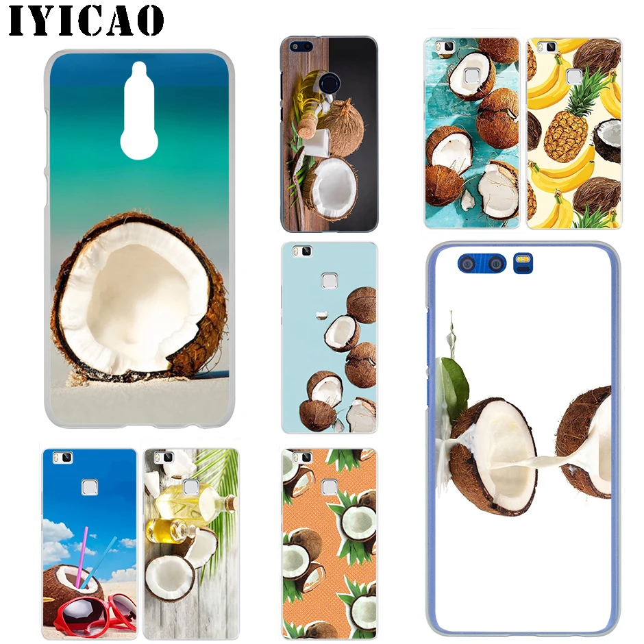 IYICAO чехол фруктовый кокос для Huawei Mate 20 10 30 Lite Pro Y9 2019 Y7 Y6 Prime 2018 2017