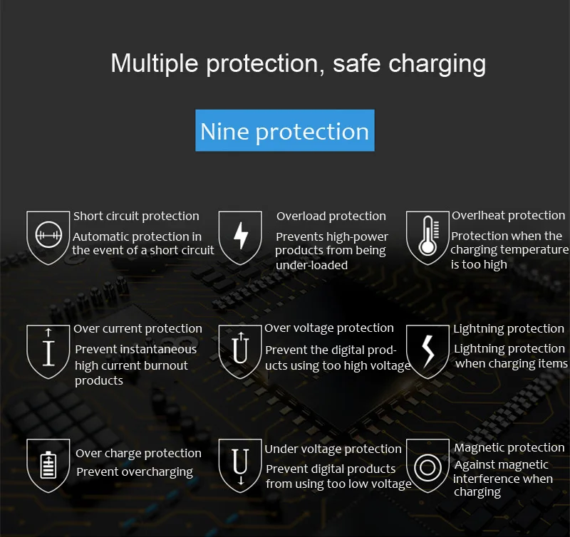QI Беспроводное зарядное устройство для мобильного телефона для iPhone Quick Charge 3,0+ 10 Вт+ Съемный внешний аккумулятор 3 в 1 адаптер питания для быстрой зарядки