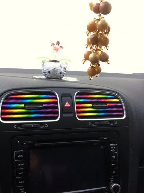 Оптовая продажа U образный стиль сделай сам Автомобильный интерьер кондиционер