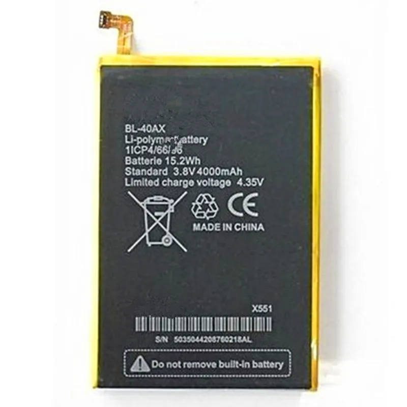 Аккумулятор на 4000 мАч для INFINIX Hot Note X551 BL-40AX мобильный телефон аккумуляторы +