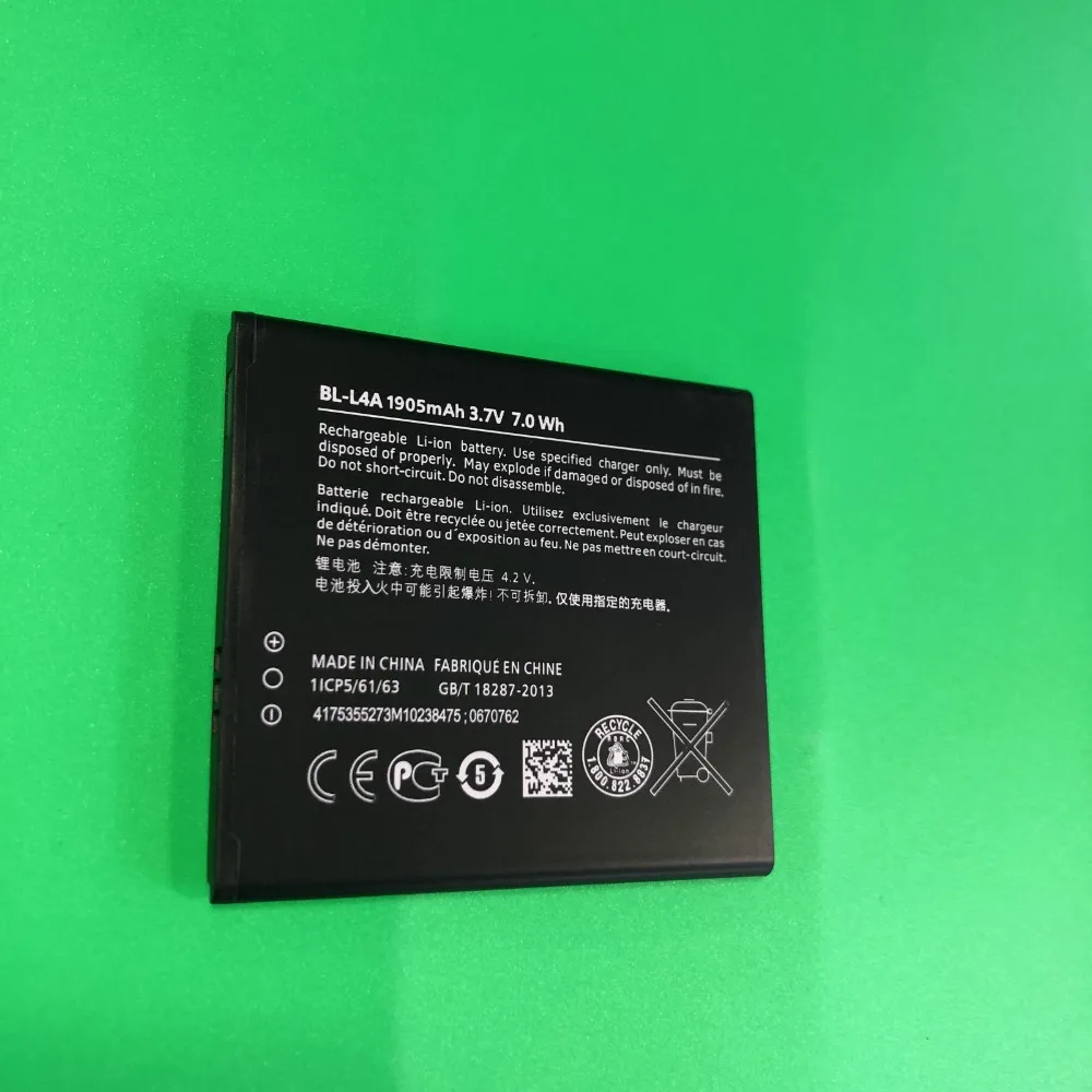 BL L4A для microsoft Nokia Lumia 535 Батарея RM 984 1090 1089 830 1905 мА ч|Аккумуляторы мобильных