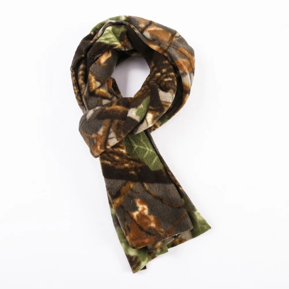 

Кленовый Камуфляжный Флисовый Шарф, зимний теплый флисовый шарф