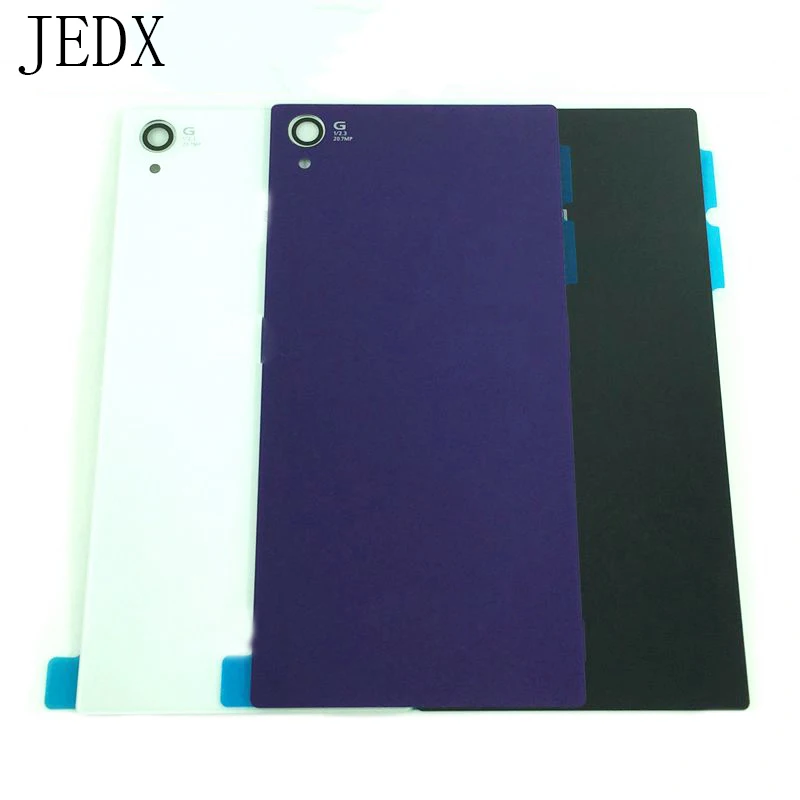 Для sony Xperia Z1 L39H C6902 C6903 стеклянная задняя крышка батарейного отсека дверной Корпус