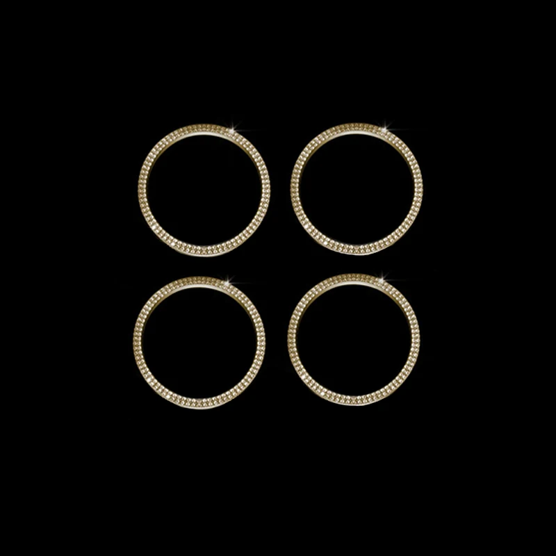 

4PCS Diamond Style Front Air Outlet Vent Ring Cover Trim For Audi A3 15-2017
