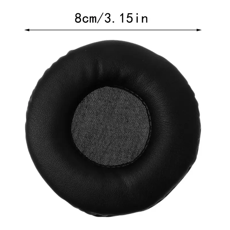 

Leather Ear Pad Cushion Earpad For Sony ATH-WS99 ATH-WS70 Headphone Headset 80mm