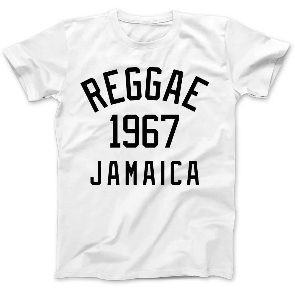 

1967 футболка регги из 100% хлопка с надписью «Jamaica»