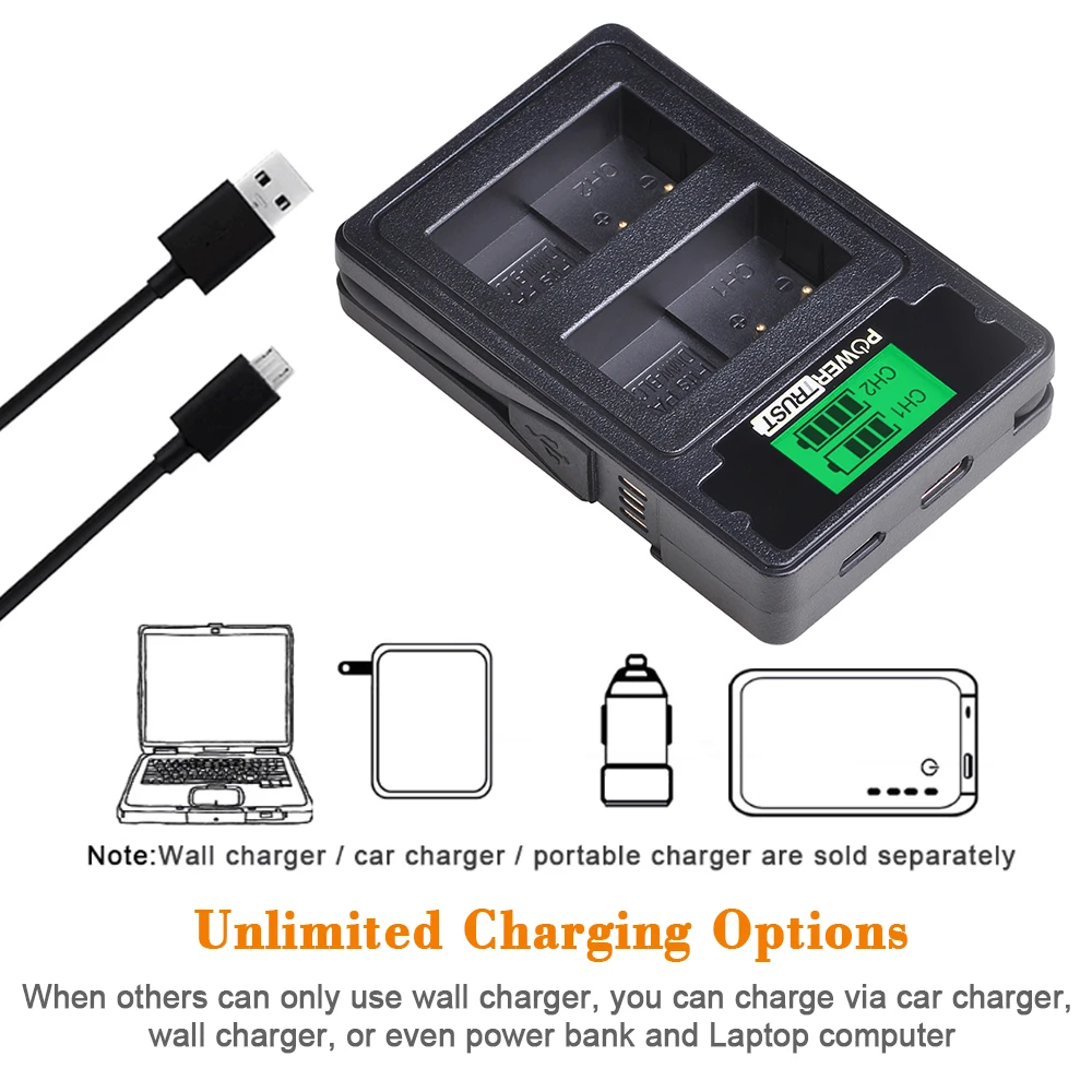DMW-BLC12 DMW-BLC12E батарея akku+ ЖК Dual USB зарядное устройство с портом type C для Panasonic DMW-BLC12E DMW-BLC12PP FZ200 FZ1000 DMC-G5