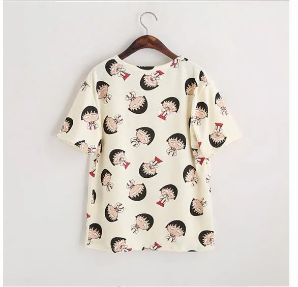 Женская футболка с круглым вырезом коротким рукавом и принтом|fashion women t shirt|womens