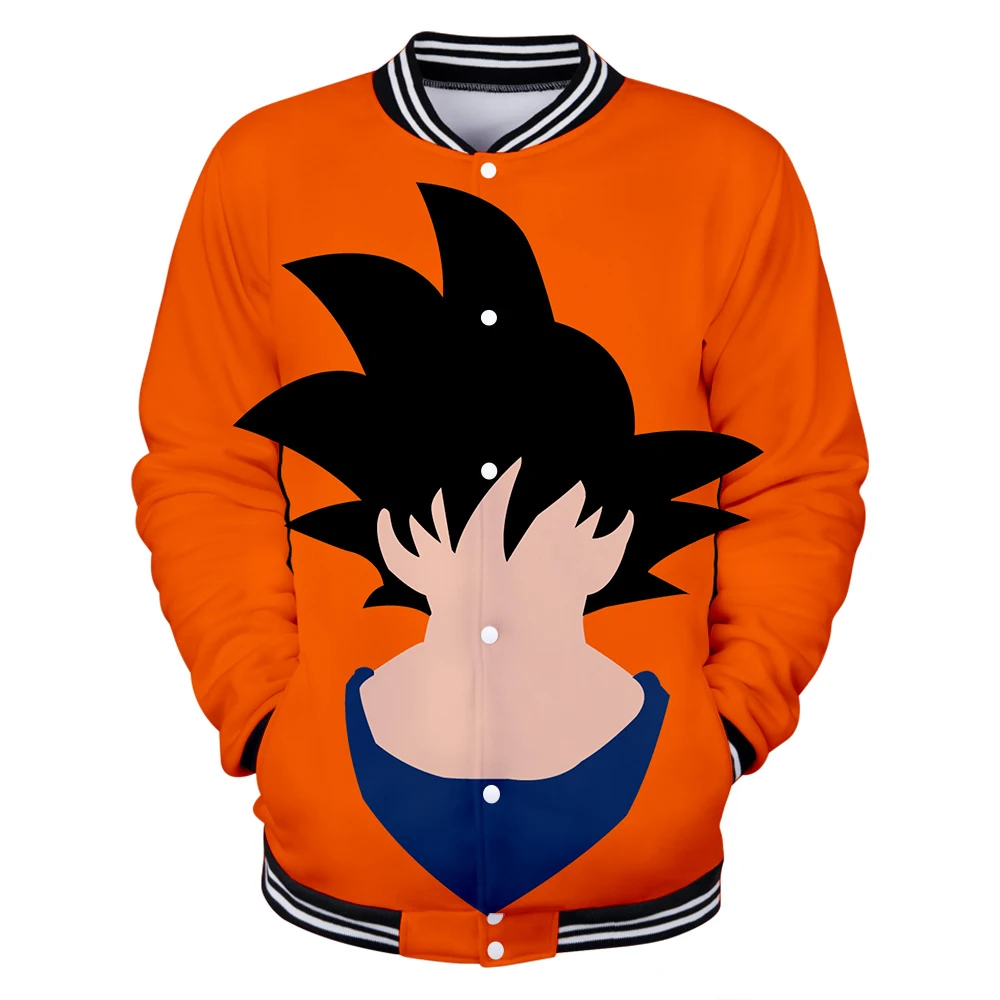 Лидер продаж японского аниме Dragon Ball Z толстовки Осень Новые футболка с капюшоном