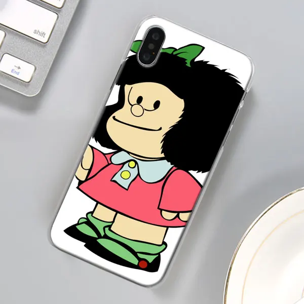 Mafalda чехол для телефона для Apple iPhone X XR 7 8 Plus 6 6s Plus XS MAX 11 Pro Max SE чехол для телефона Coque - Цвет: 06