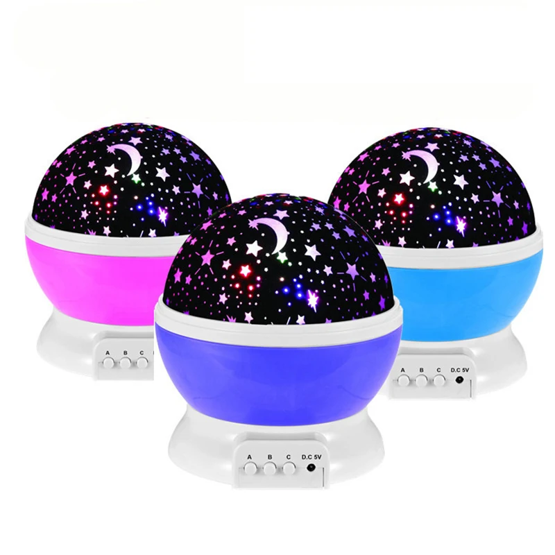 Новая светодиодная лампа Moon Sky Stars для детской комнаты меняющиеся цвета USB подарки