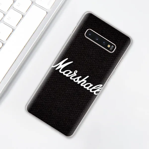 Гитары amp marshall чехол для телефона для samsung Galaxy S10e S10 плюс S7 S8 S9 Plus, Note 8, 9, 10, плюс S10 5G M20 M30 жесткий чехол Coque - Цвет: 002