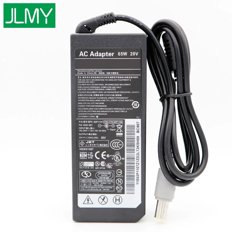 Бесплатная доставка 20V 3.25A 65W AC адаптер Зарядное устройство для Lenovo IBM X201S X220 X220I