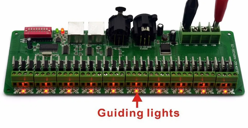 Светодиодный декодер 30CH PWM Constant DC9-24V 30-канальный светодиодный контроллер DMX к RGB