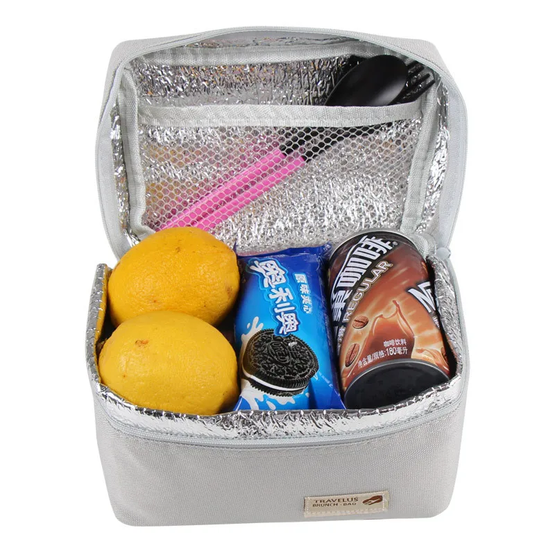 Милая сумка для обеда водонепроницаемая портативная термоизолированная Женская