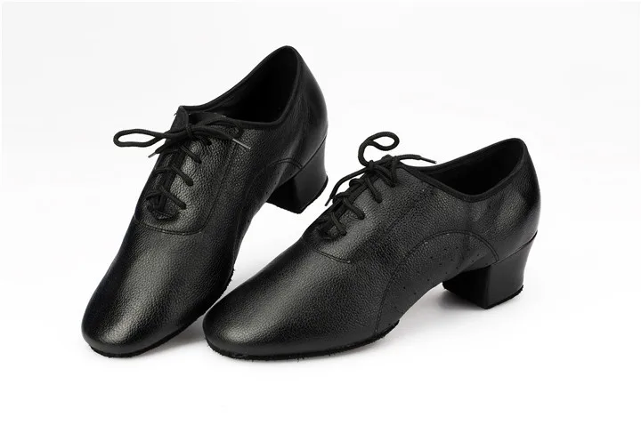 Туфли мужские кожаные для латиноамериканских танцев спортивная обувь с мягкой