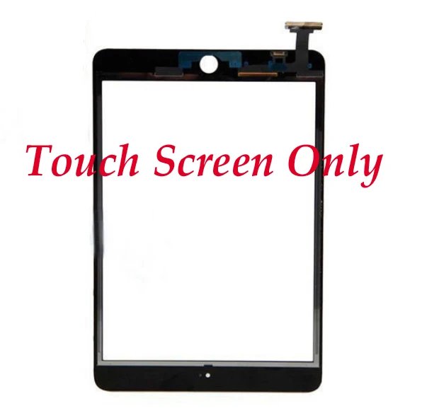 white touch screen Замена ЖК-дисплея WEIDA 7," для iPad Mini mini1 A1454 A1455, ЖК-дисплей, сенсорный экран, дигитайзер, стекло, замена по отдельности - Цвет: white touch screen