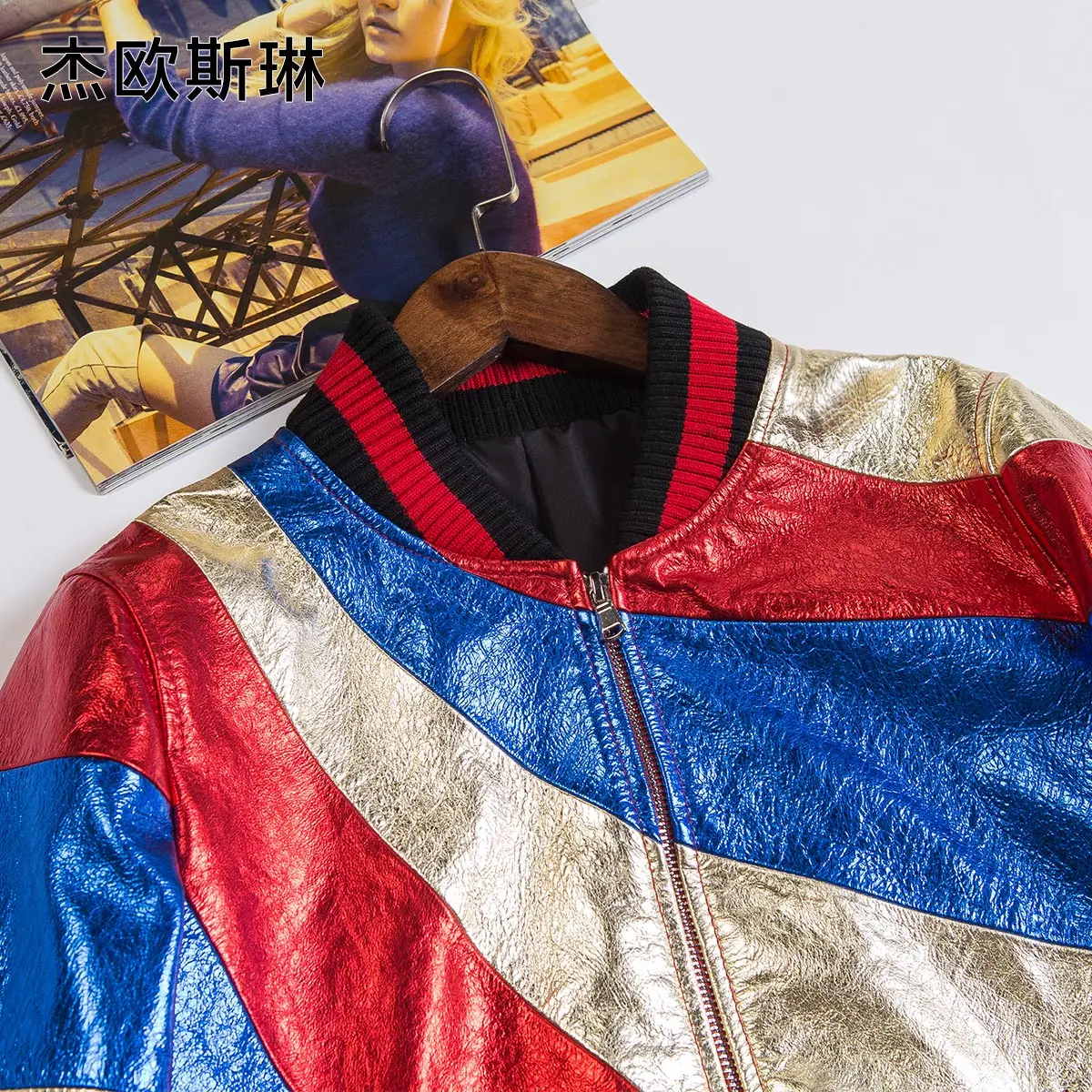 Куртка женская осенняя зимняя из овчины с воротником стойкой|jacket air|jacket teddyjacket red |