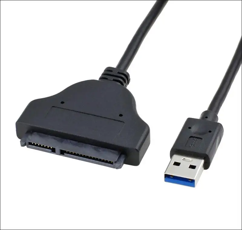 USB3.0 USB 3 0 на SATA 7 + 22 pin USB2.0 кабель адаптера для 2 5 HDD жесткий диск ноутбука sata