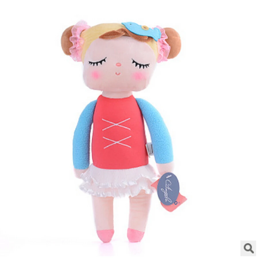Красный Cute ME TOO Angela Мягкая кукла сон плюшевая игрушка Девочка День рождения Рождественский подарок - Цвет: Красный