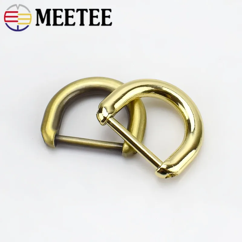 10Pcs D Ring Belt Hook Buckles Screw 20mm Metal Bags Dee Clasp Handbag Strap Clips Handle Connector Hanger DIY Craft accessories | Дом и сад