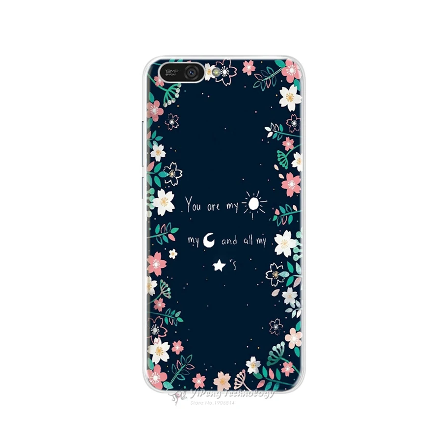 Мягкий чехол для Huawei Y6 2018 силиконовый защиты телефона аниме Тонкий бампер 5 7&quot |