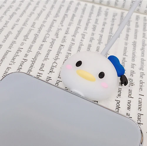 Милый мультфильм укус животных кабель протектор для iPhone USB кабель передачи данных Chompers зарядное устройство провода моталки Организатор кукла модель - Цвет: 13