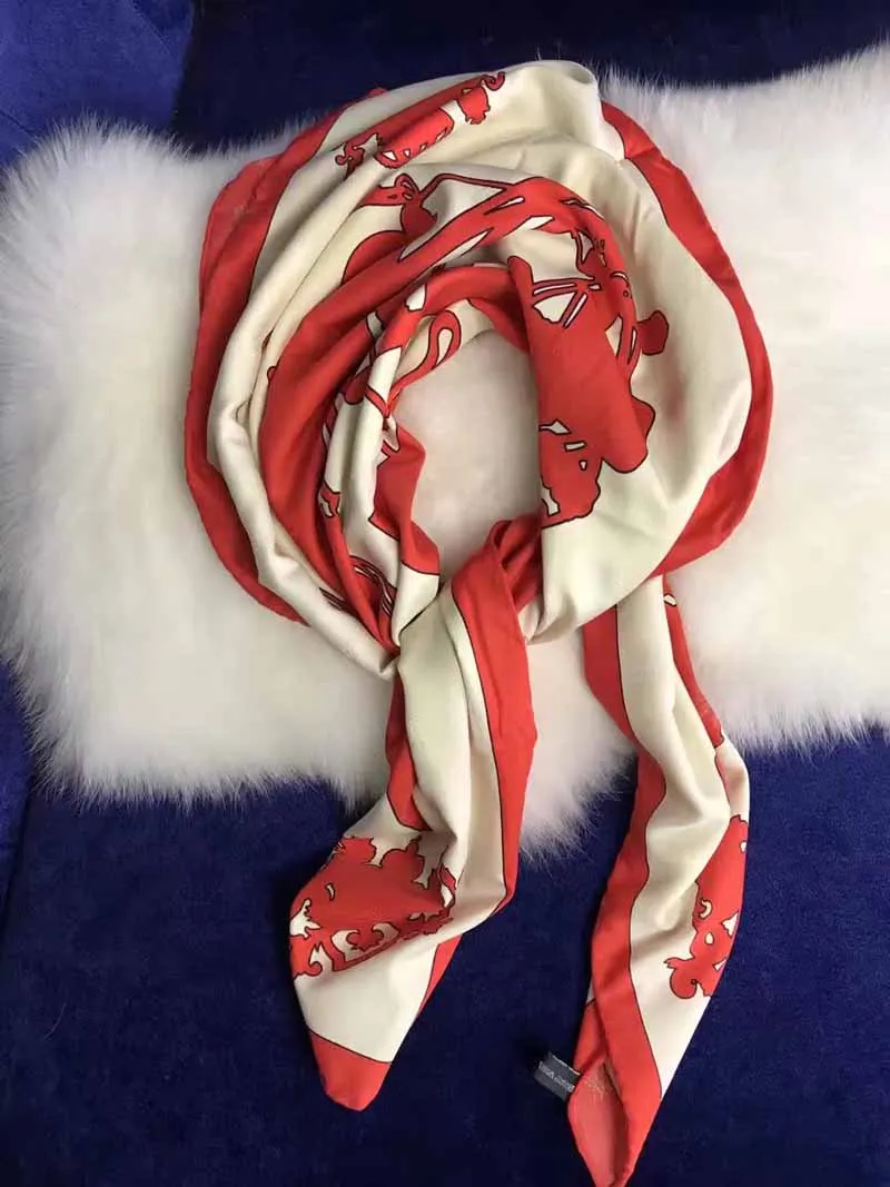 Роскошный бренд MAGNOLIA Foulard Femme маленький квадратный шелковый атласный шейный