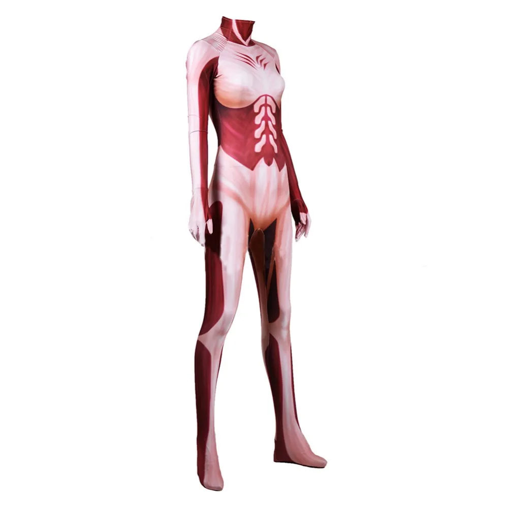 Attack on Titan Leonhardt Female Bodysuit Cosplay Costumes 3D Print Halloween Zentai Catsuit Lycra Woman Girls Ladys Bodys |