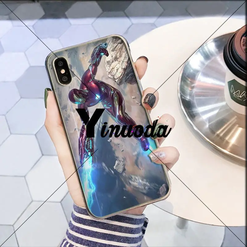 Yinuoda Marvel Мстители Железный человек прозрачный мягкий чехол для телефона Apple iPhone 8 7