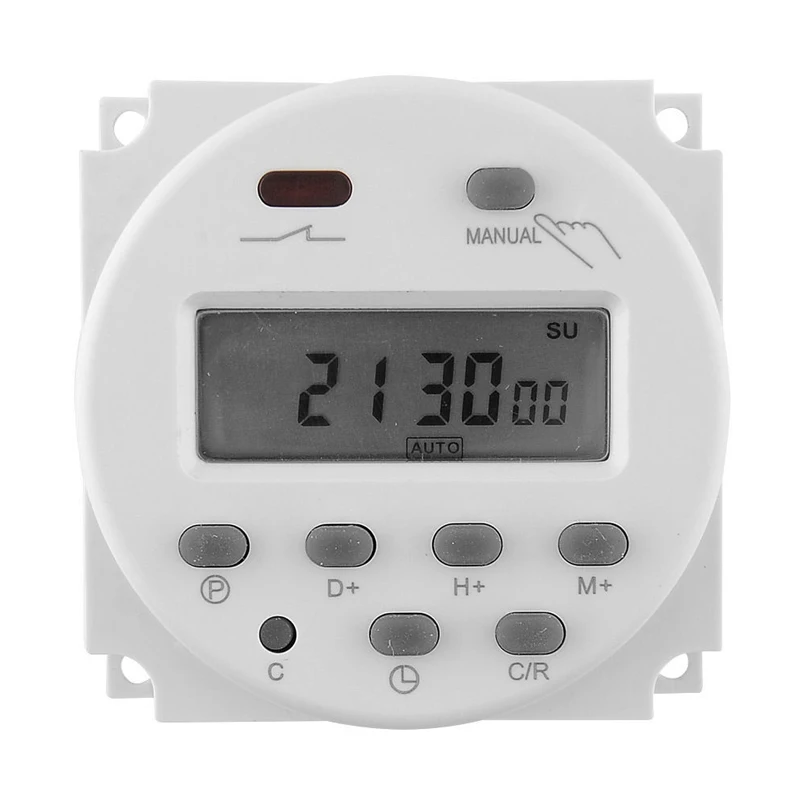 Программируемый таймер с ЖК дисплеем 12 В 16 А|relay switch|time relay switch12v time |