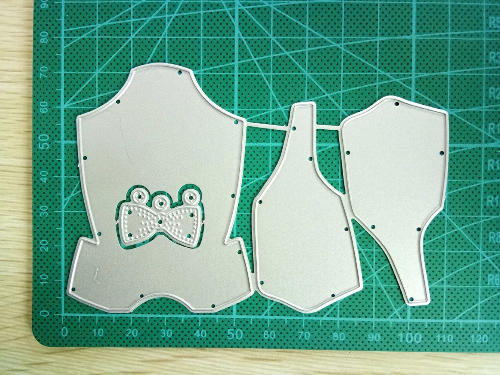 Пенал для костюма с бантиком рамка резки металла трафарет DIY скрапбукинга альбом