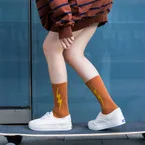Fashion Korean Creative Socks Women Cotton Thin Heap Heap Solid Color Socks for Women Meias Gift Cut Fuzzy Socks Plus Size