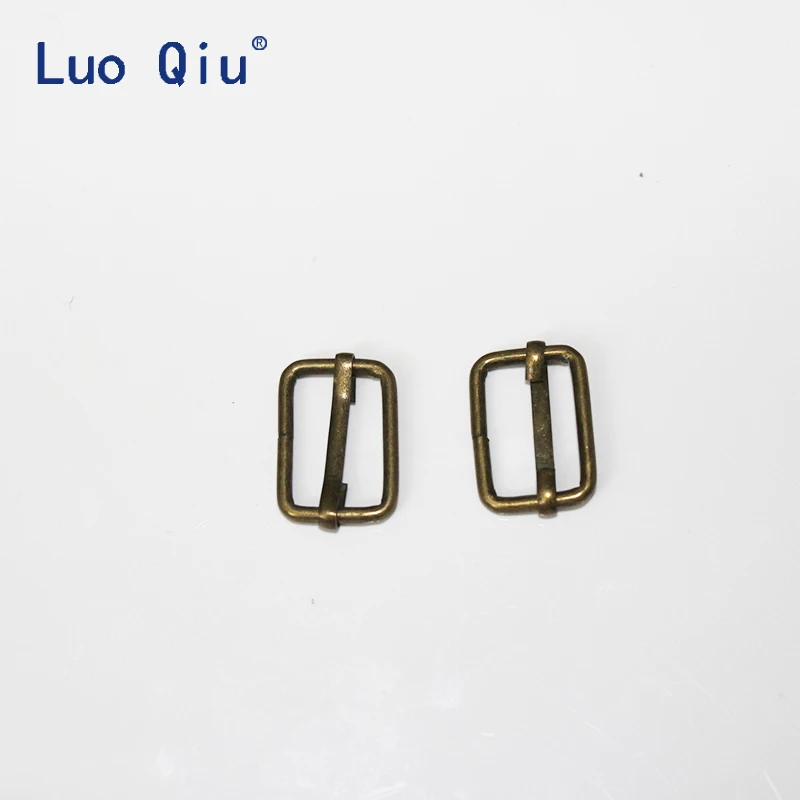 Luo Qiu 500 шт./лот 20 мм бронзовая Регулируемая лямка Пряжка для подтяжек пряжки ремня