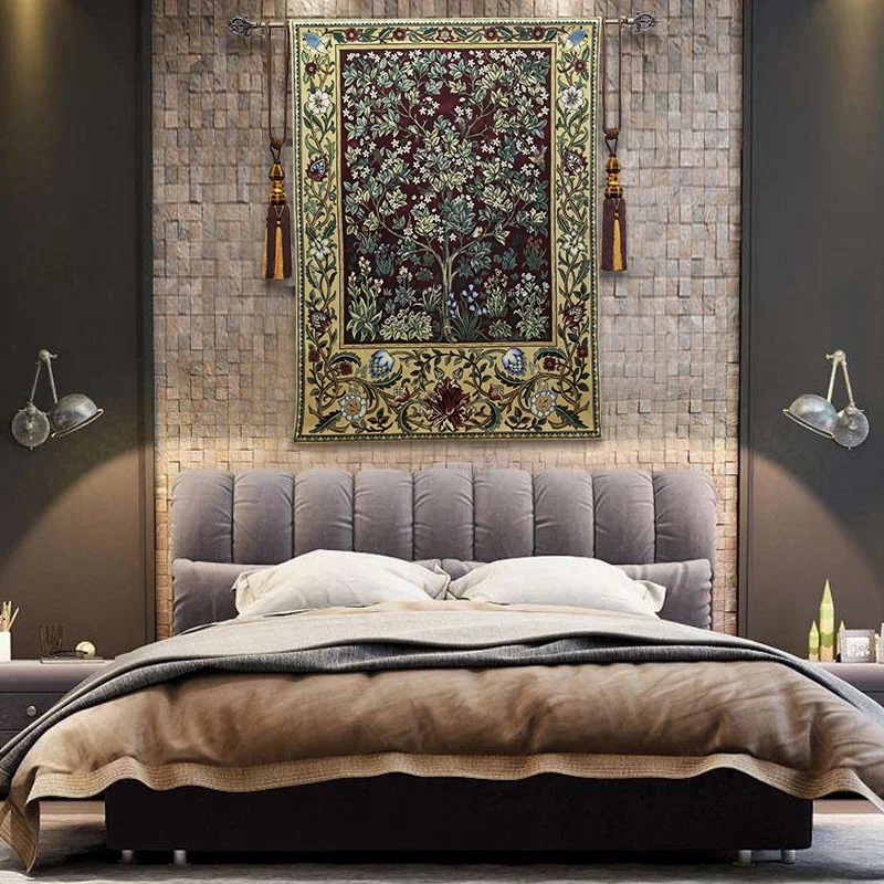 Гобелен из 100% хлопка гобелен для гостиной украшение дома|belgium tapestry|william morristree of life
