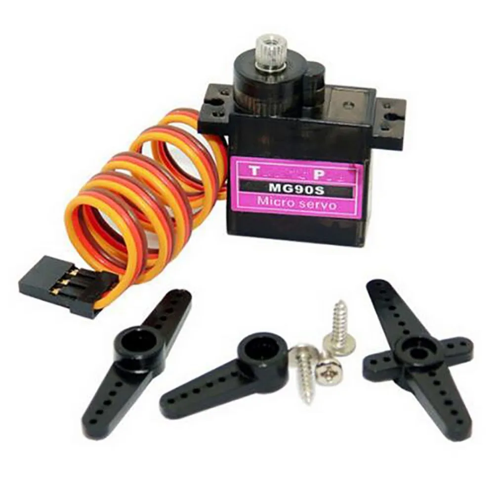 MG90S металлическая Шестерня цифровой сервопривод для вертолета Rc лодки