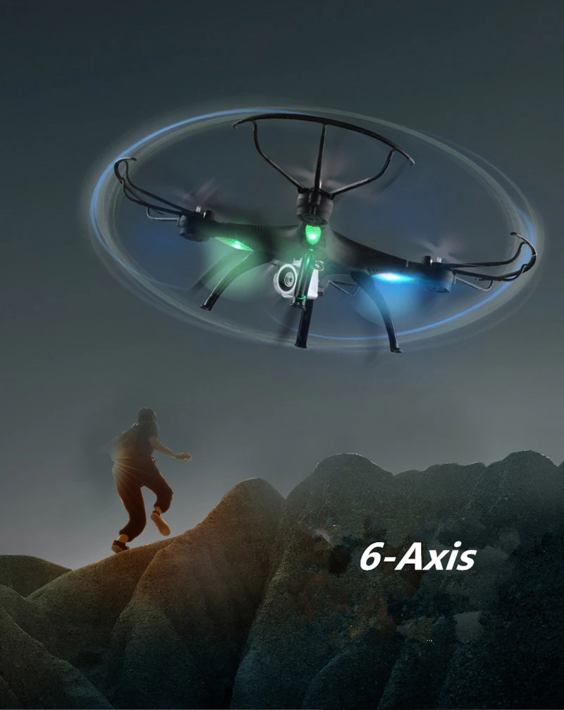 Квадрокоптер с камерой Радиоуправляемый Дрон с камерой или без камеры T1G FPV Квадрокоптер удерживающий высоту Дрон Радиоуправляемый вертолет VS X5SW SG600