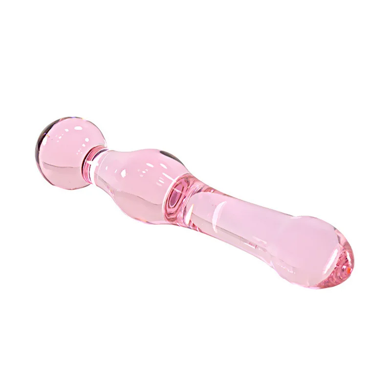 Crystal Penis Glass Anal Plug Massage Stick Stimulate Anus Couple Flirting Adult Game Sex Toys for Plugs Butt Plug. | Красота и