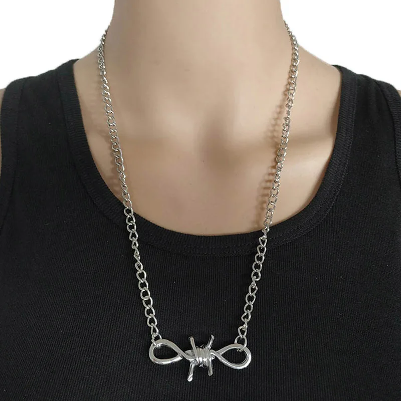 2019 Новинка ручной работы Мужская и женская цепочка унисекс шипы ожерелье