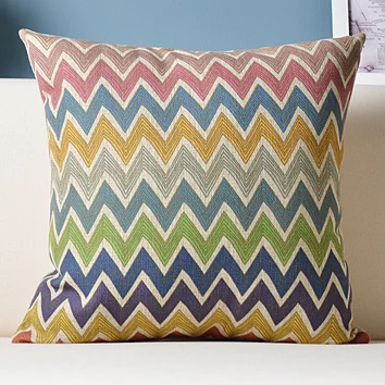 Геометрические декоративные подушки для диванов красочные домашний декор/capa Para