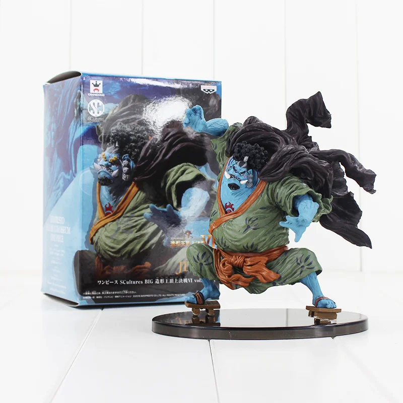 17 см sculture Большая фигурка Jinbe игрушка рыбий человек солнце Пиратская модель куклы