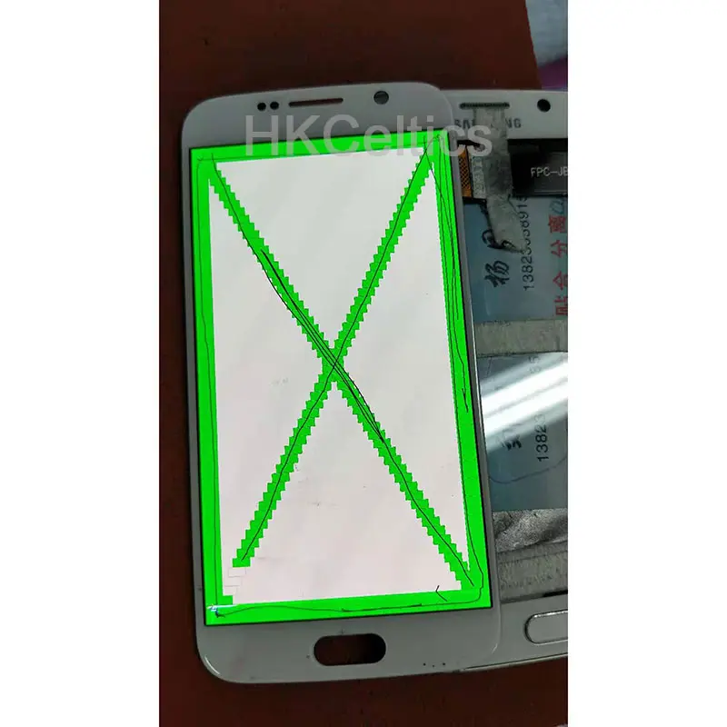 Сломанный ЖК-дисплей для samsung S6edge/S7edge/s8+ plus, бесполезный ЖК-дисплей в черную точку для занятий разделением дисплея и сенсорного экрана с рамкой